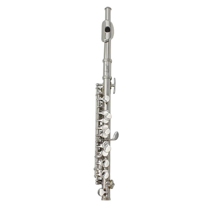 Key Of C Piccolo Flauto Piccolo With Leather Box  Silver