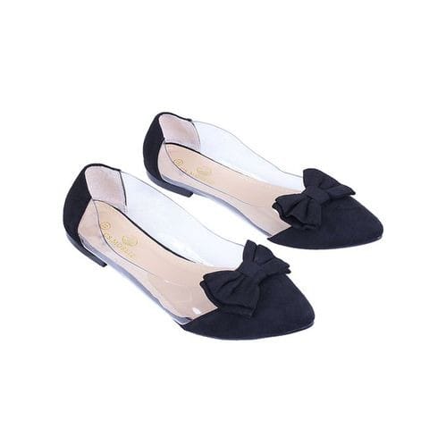 Women's Suede Shoe - Black