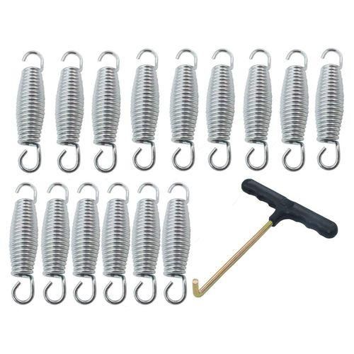 15Pcs Trampoline Spring Heavy-Duty Galvanized