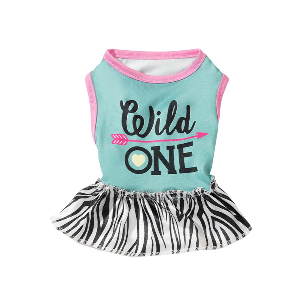 Puppy Dress Wear-resistant Dog Cartoon Skirt Blue