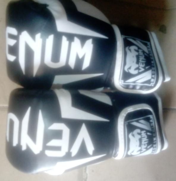 Venum Leather Boxing Gloves