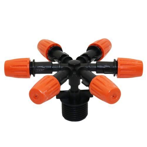 6-Head Multi-Nozzle Sprinkler With 1/2 Inch Male