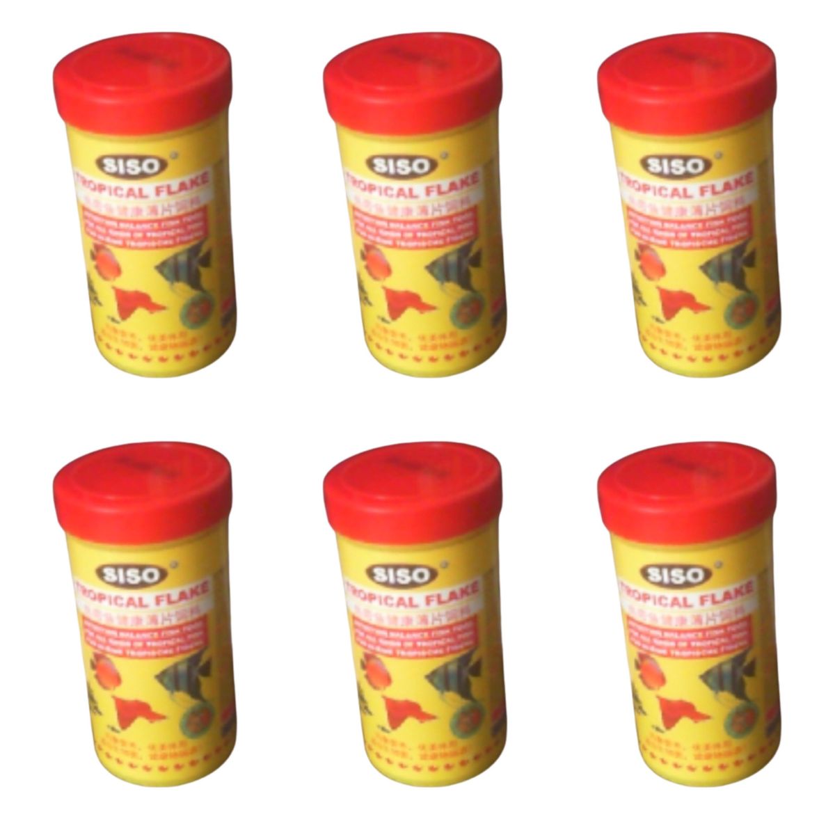 Flakes Type Fish Food For Aquarium Fishes - 50g X 6
