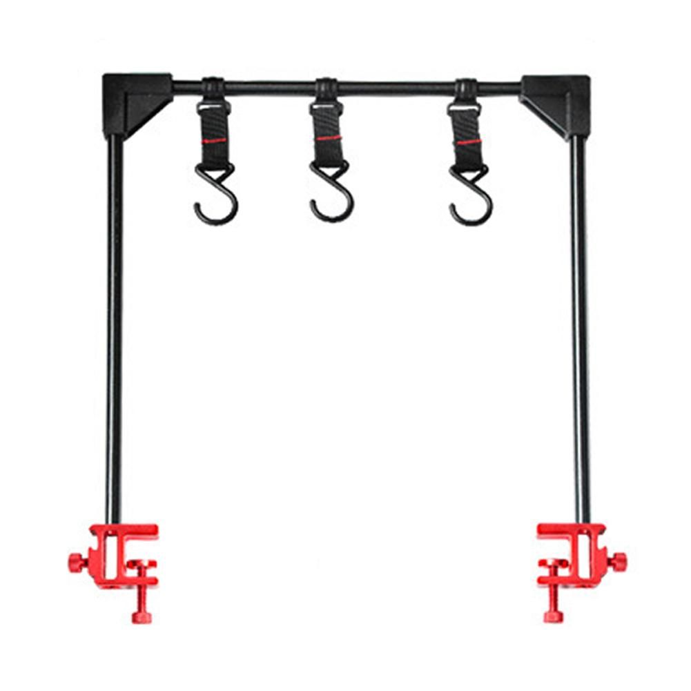 Outdoor Picnic Camping Aluminum Alloy Desktop Shelf Hangings Rack Portable Multi-purpose Storage Hangings Objects