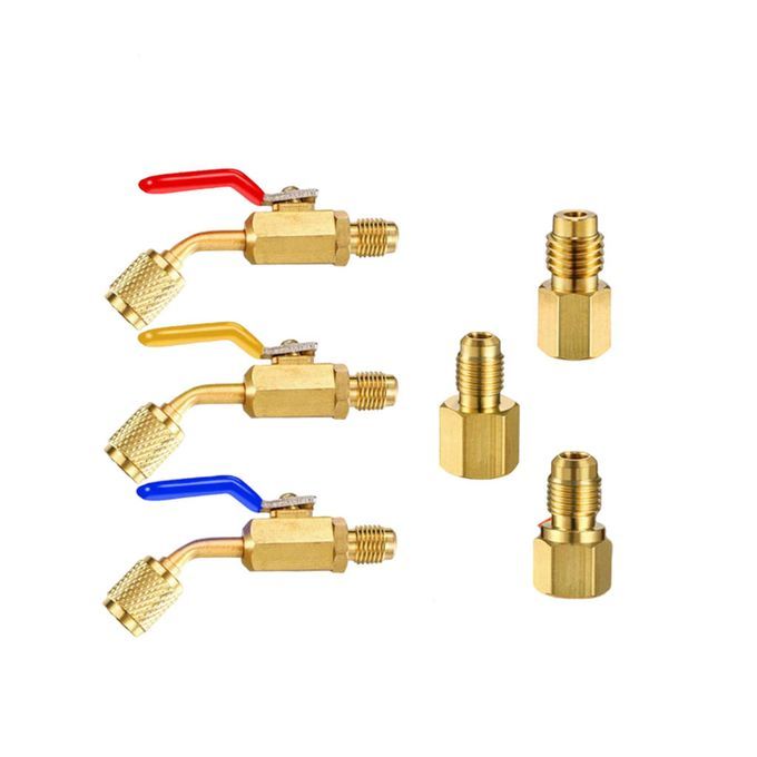 Vacuum Pump Adapter 1/4 Inch SAE For R134A, R410A, R22 And R12