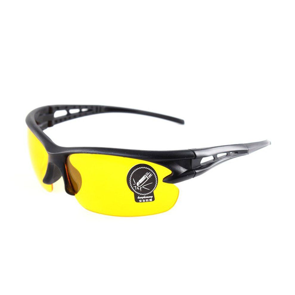 Men's Explosion-proof Sunglasses Outdoor Riding Glasses Bicycle Sunglasses Black Frame Night Vision