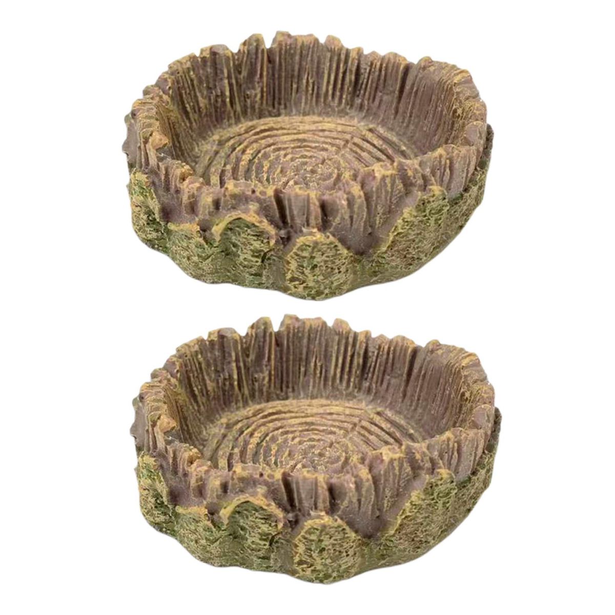 Rock Texture Reptile Bowls Natures Oasis Reptile Feeding Aquascape
