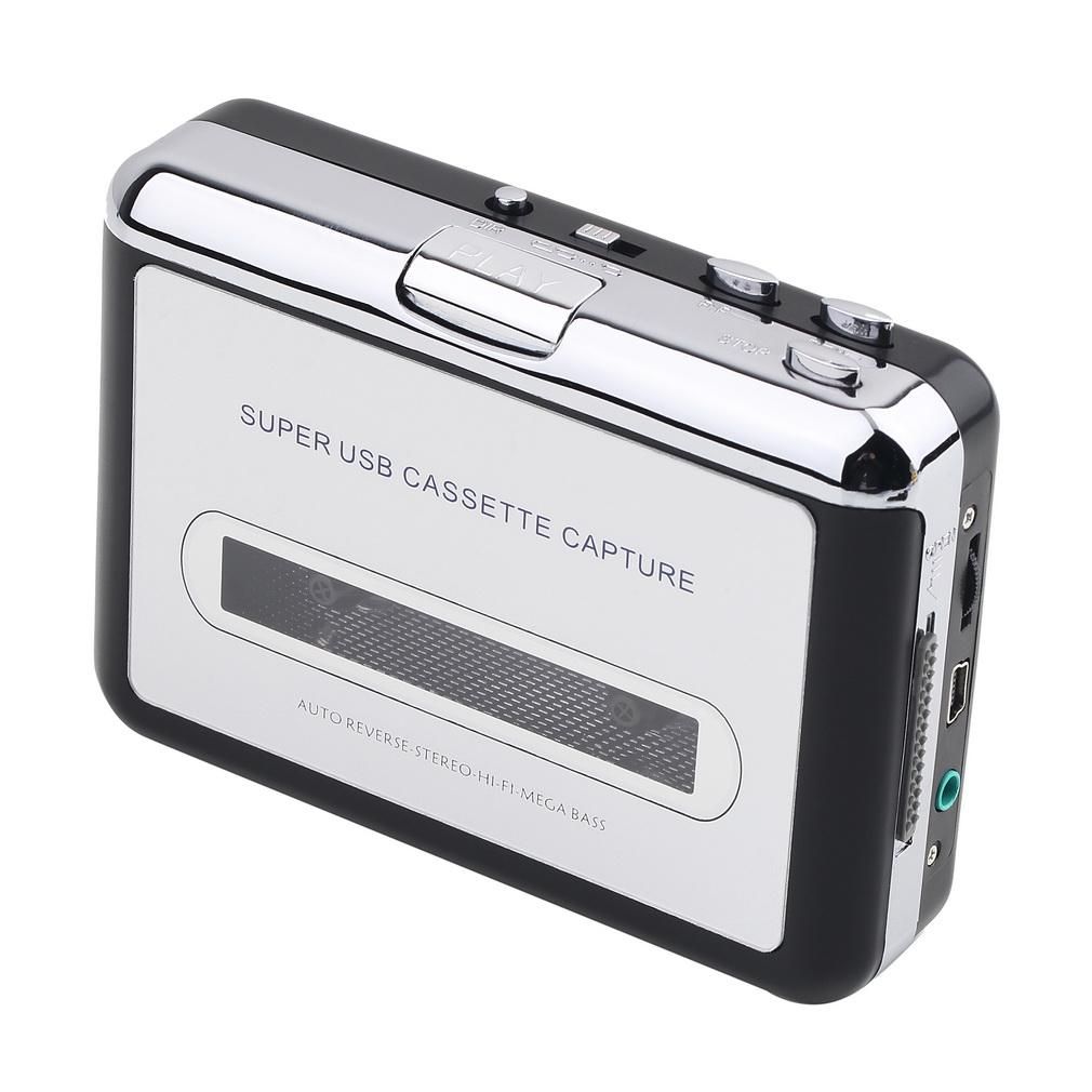 USB2.0 Portable Tape to PC Super Cassette To MP3 Audio Music CD Digital Player Converter Capture Recorder Headphone