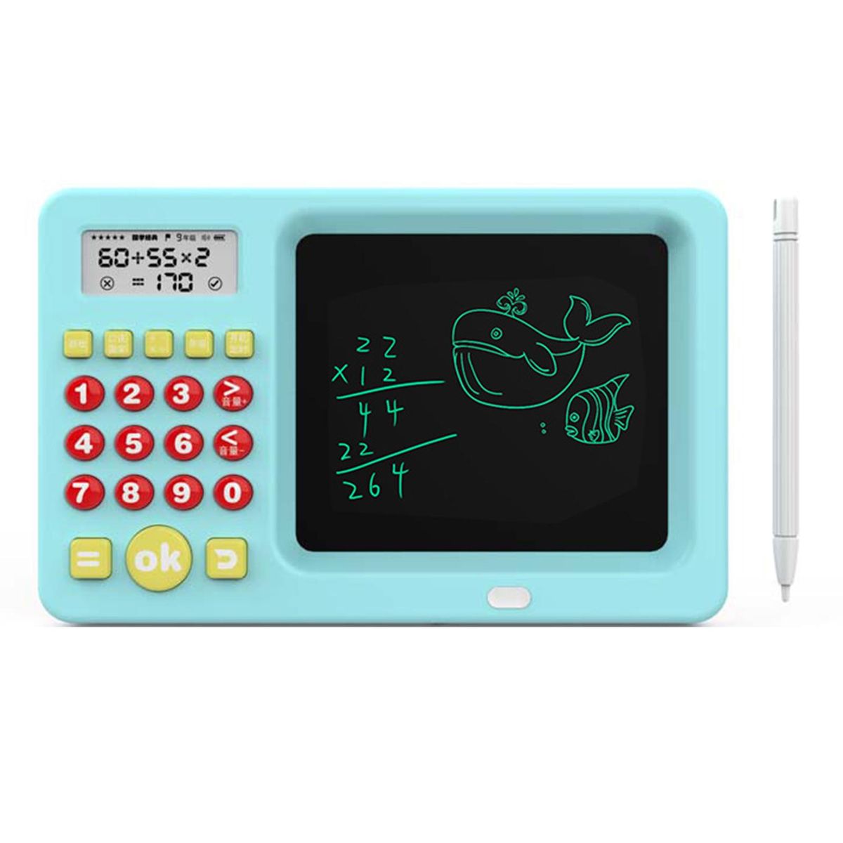 Leaning Machine Math Calculator Machine Trainer Blue