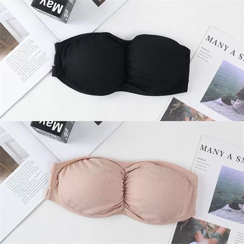 2PC Sexy Lingerie Strapless Brassiere Top Push Up Bras Gifts