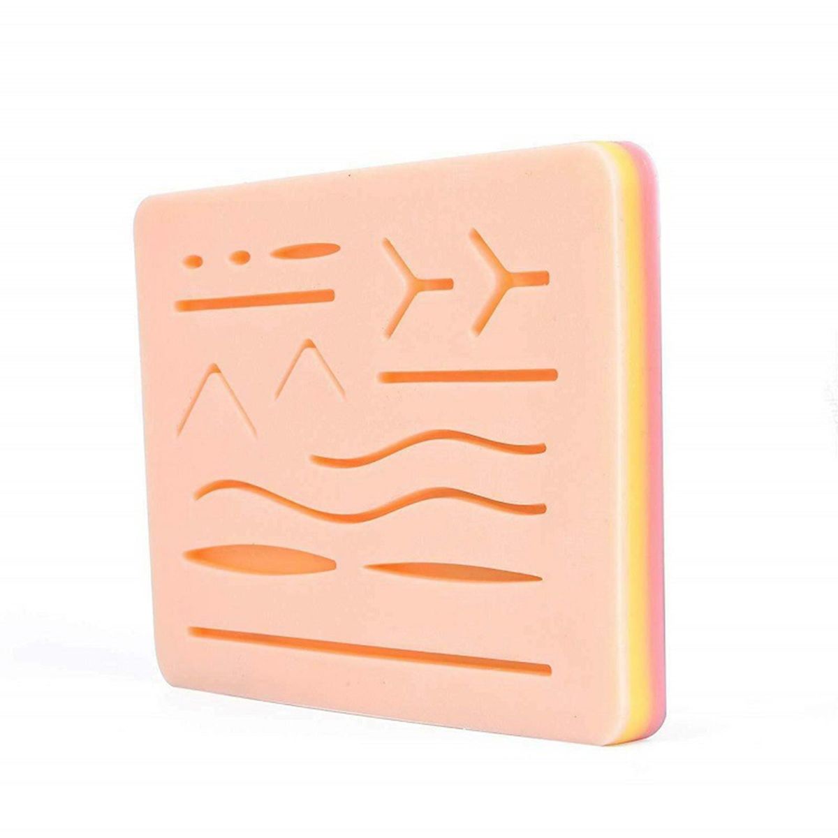 Traumatic Skin Model Debridement Training Suture Pad Skin Color