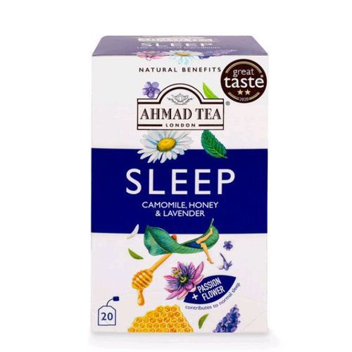Sleep With Camomile, Honey & Lavender -20 Foil Teabags