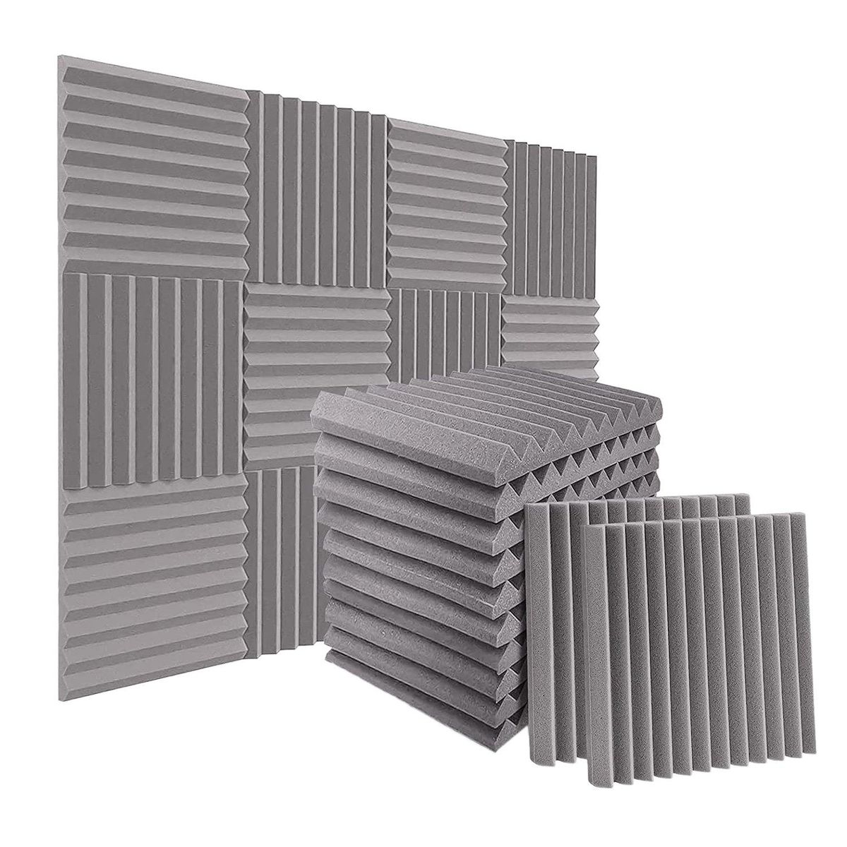 24Pack 1 Inch X 12 Inch X12 Inch Soundproof Foam Panels