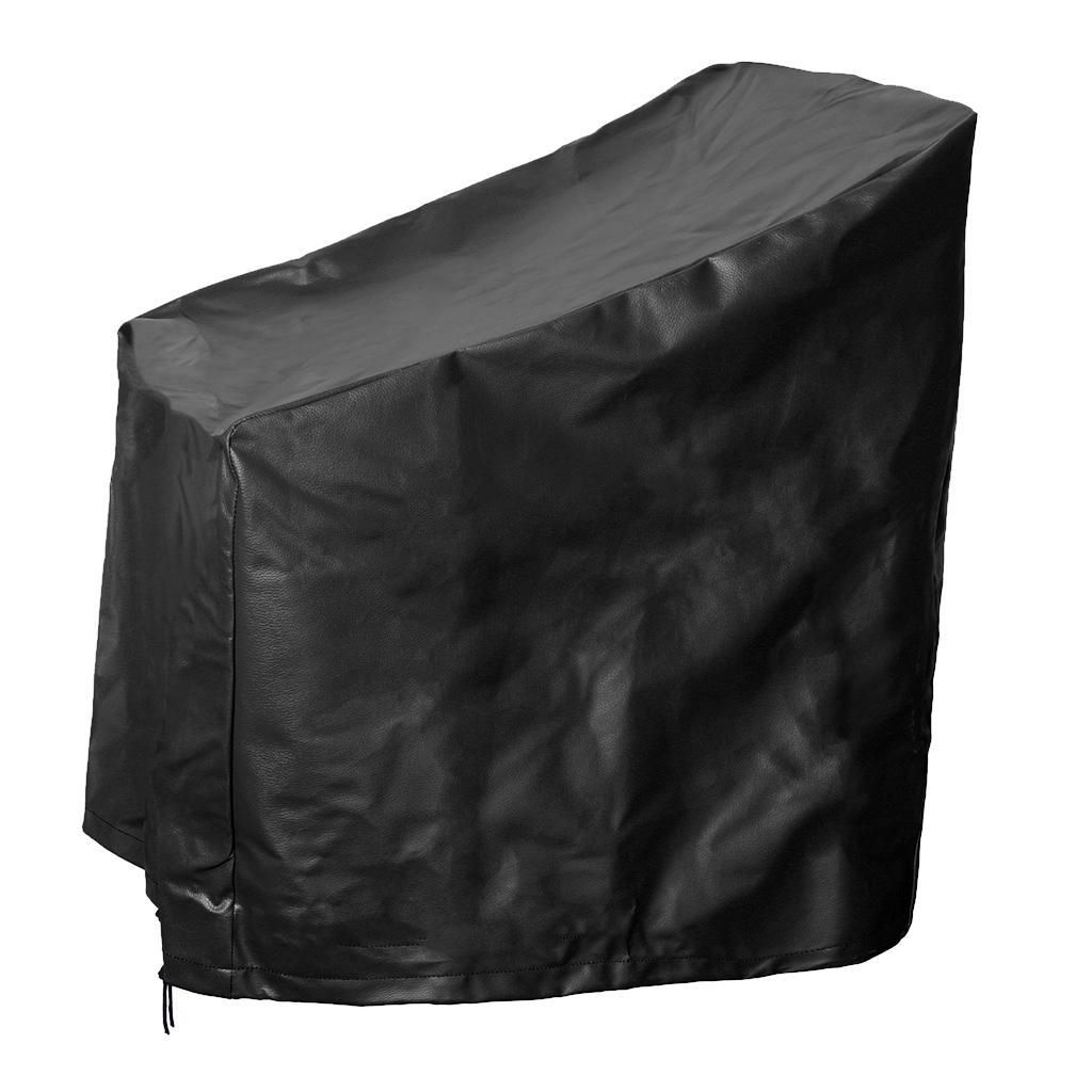 Boat Seat Cove Waterproof Kayak Center Console Lounge Covers Black