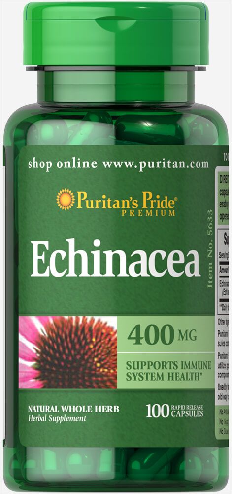 Echinacea 400mg, 100 Capsules