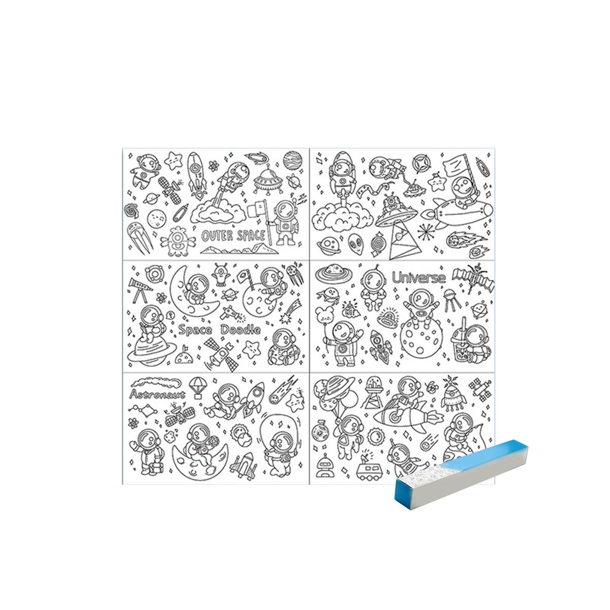 1 Roll DIY Painting Paper Children Roll DIY Sticky Painting Paper