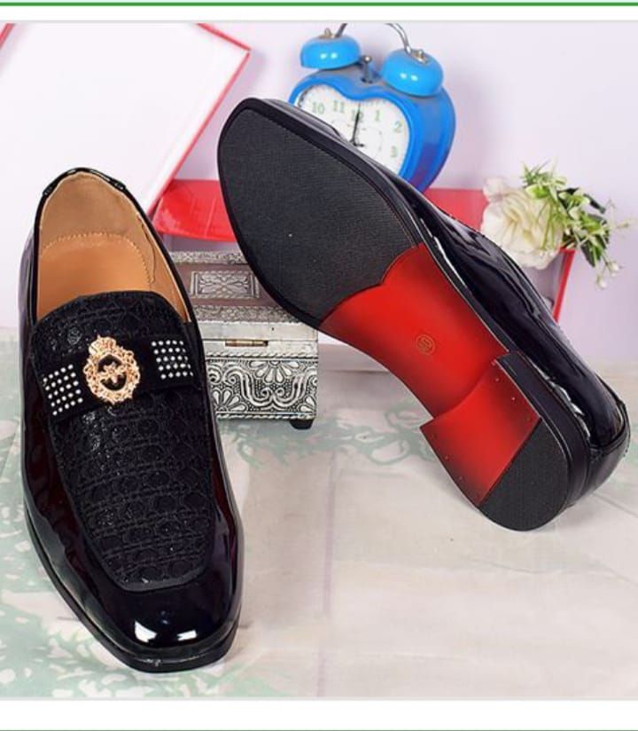 MEN CLASSIC TIE DESIGNERS SHOE BLACK