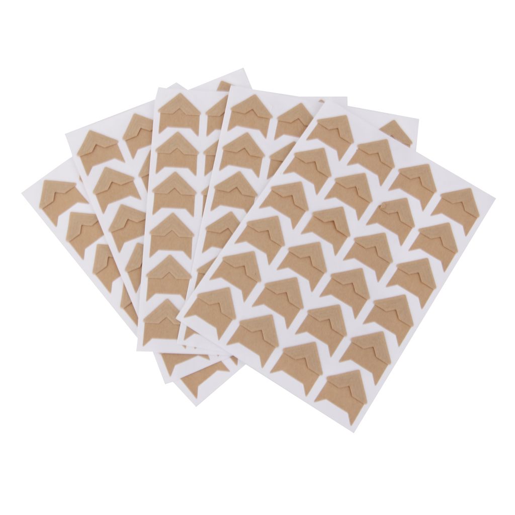 120pcs Brown Photo Album Self-adhesive DIY Handcraft