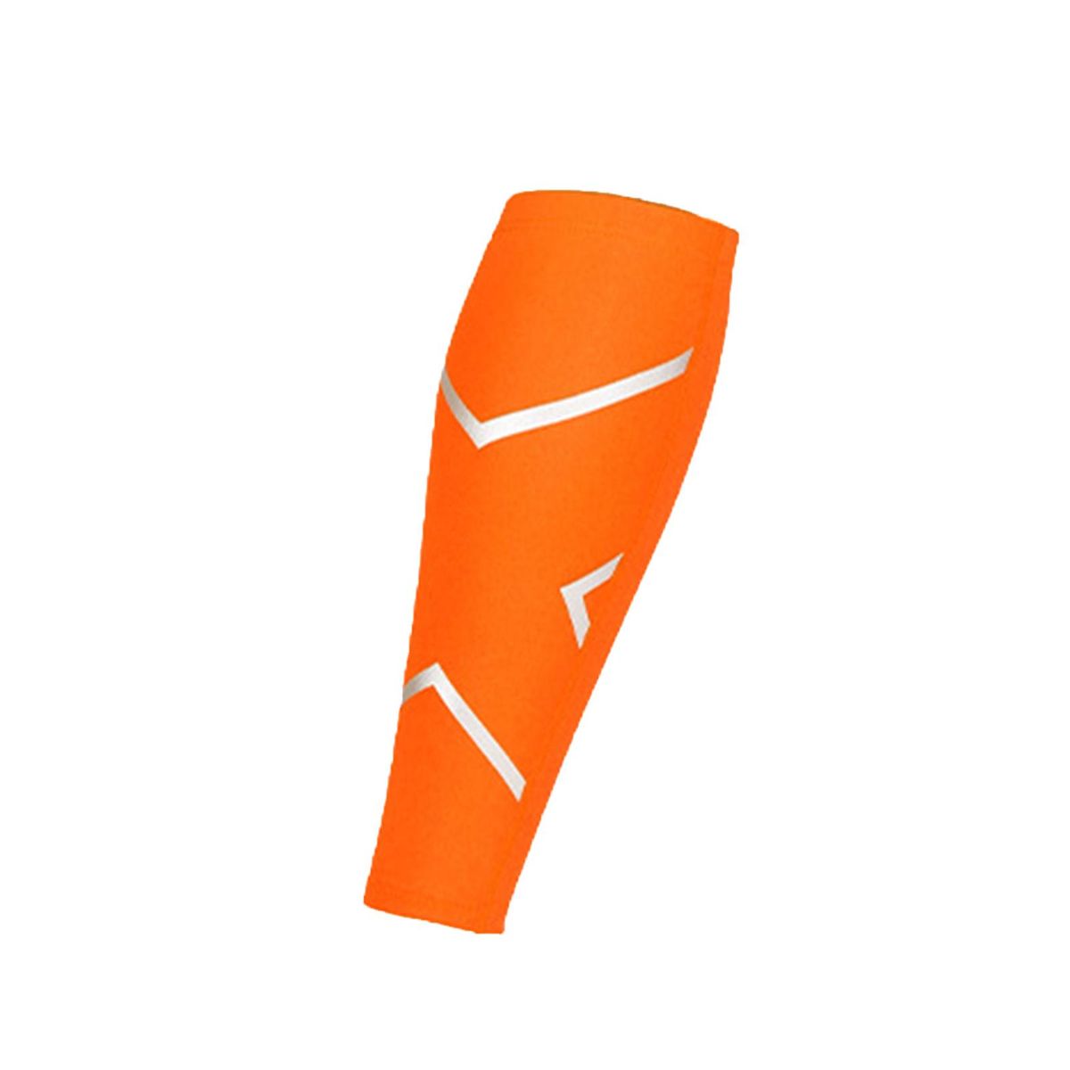 Sports Calf Sock Basketball Football Shin Guard Orange