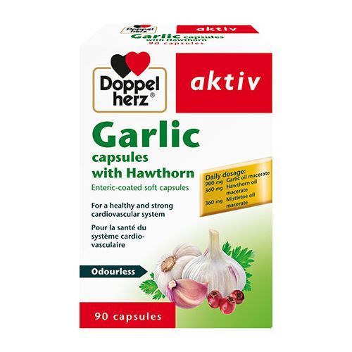 Aktiv Garlic Capsules With Hawthorn (Cardiovascular- Heart)