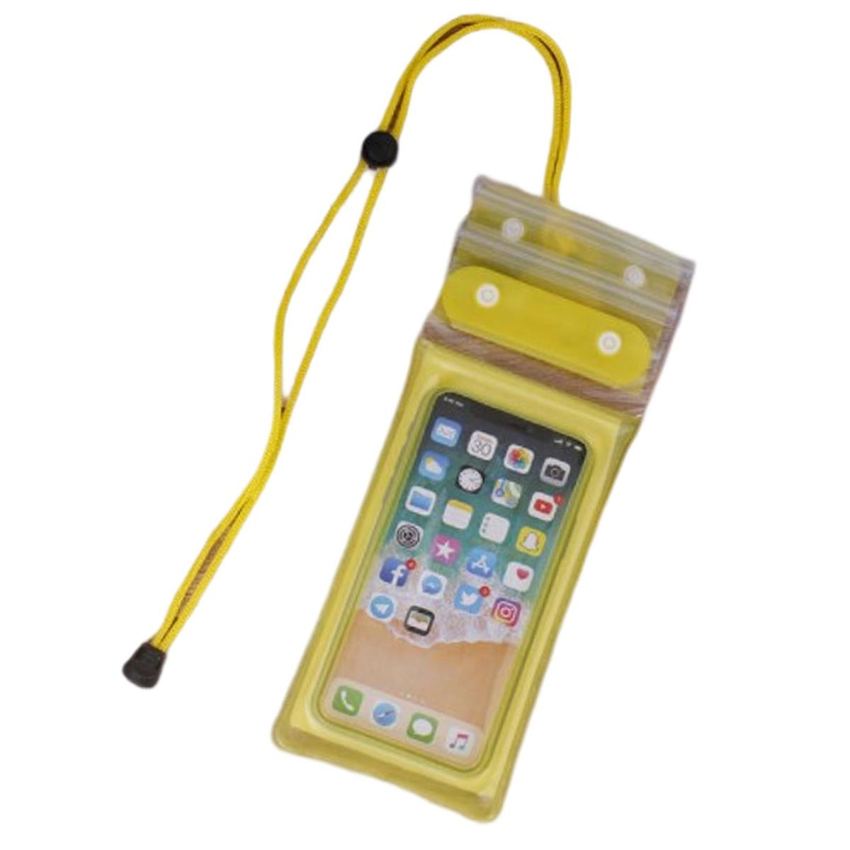 Waterproof Phone Bag Universal Phone Water Resistant Bag Yellow