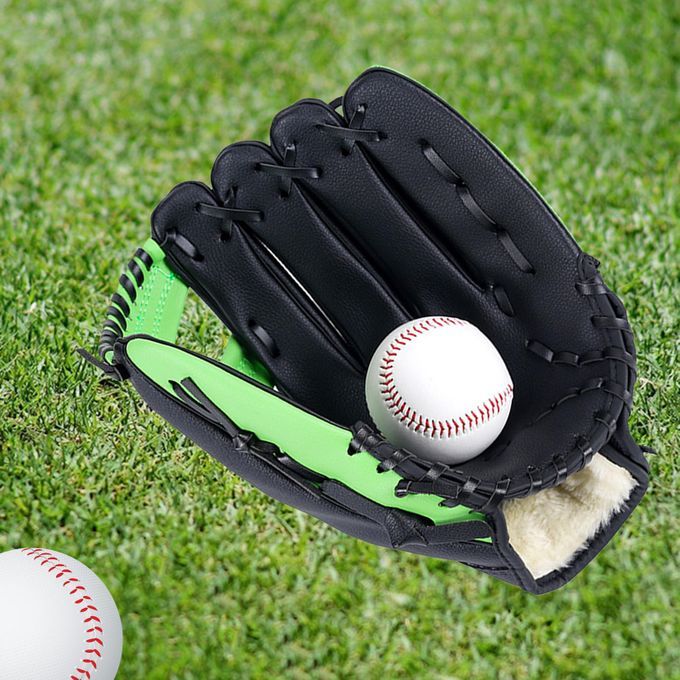 Comfortable Baseball  Softball Teeball Glove For Batting Green M