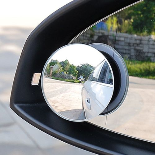 Car Small Round Mirror 360 Degree Reversing Blind Spot Mirror Convex Mi