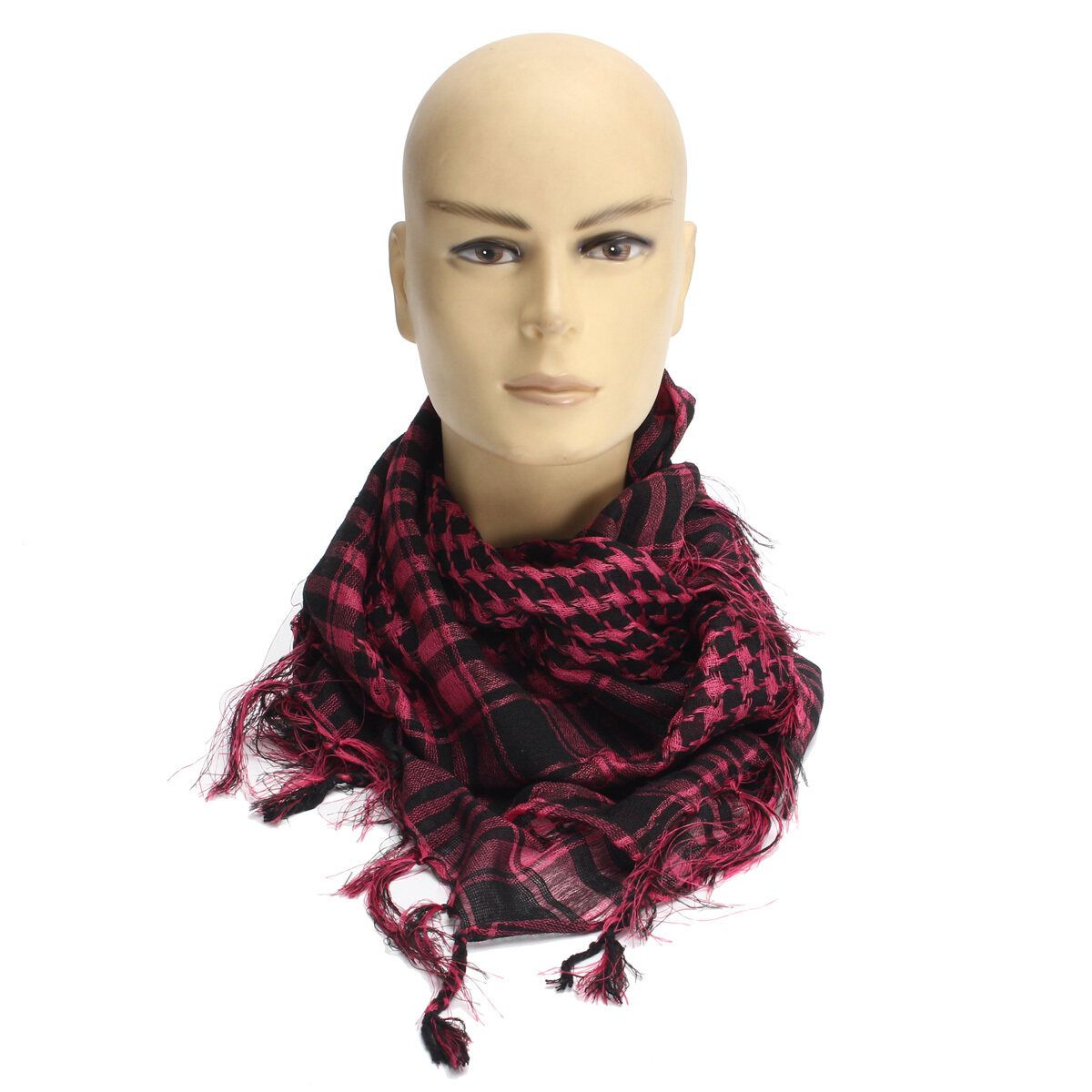 Lightweight Women Men Unisex Arab Shemagh Keffiyeh Scarf Shawl Wrap Hot Pink HOT Hot Pink