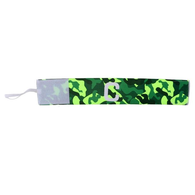 Football Soccer Adjustable Band Captain Armband, One Size Fit #3 Green