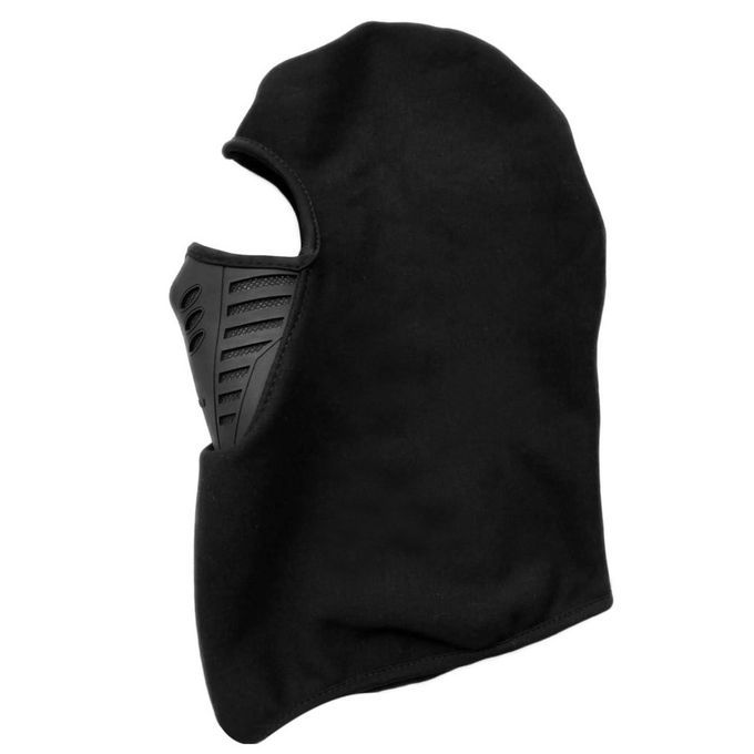 Winter Men And Women Outdoor Riding Skiing   Warm Fa E  Over Head  Ap-black