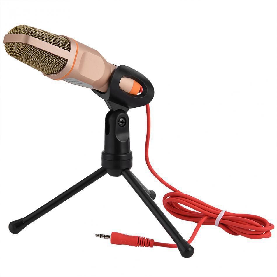 Desktop Microphone With Tripod, Suitable For Recording Live Singing And Other Purposes Such As Online Singing, Video Conferencing, Chatting, Etc