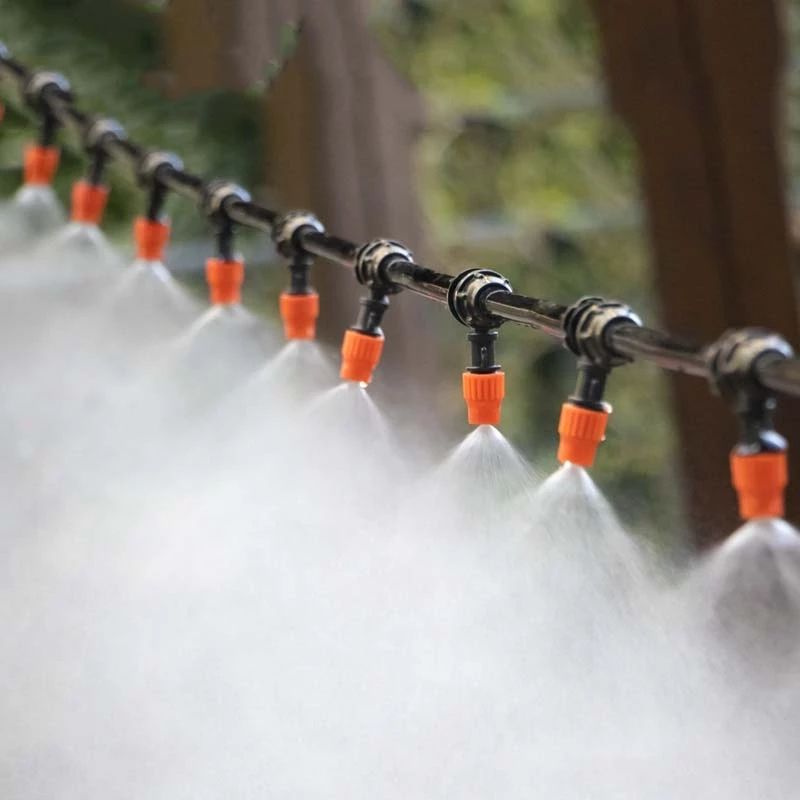 25m Automatic Micro Drip Irrigation System Garden Irrigation Spray Self Watering Kits With Adjustable Dripper