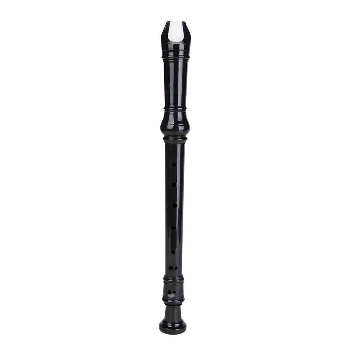 Soprano  Key Of G Descant W/ Cleaning Rod Black