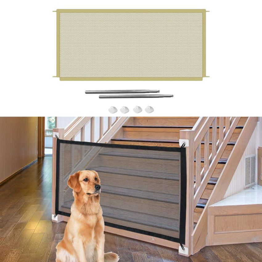 Safety Playpen Dog Baby Mesh Gate Fencing Portable Stairs Doorway Net