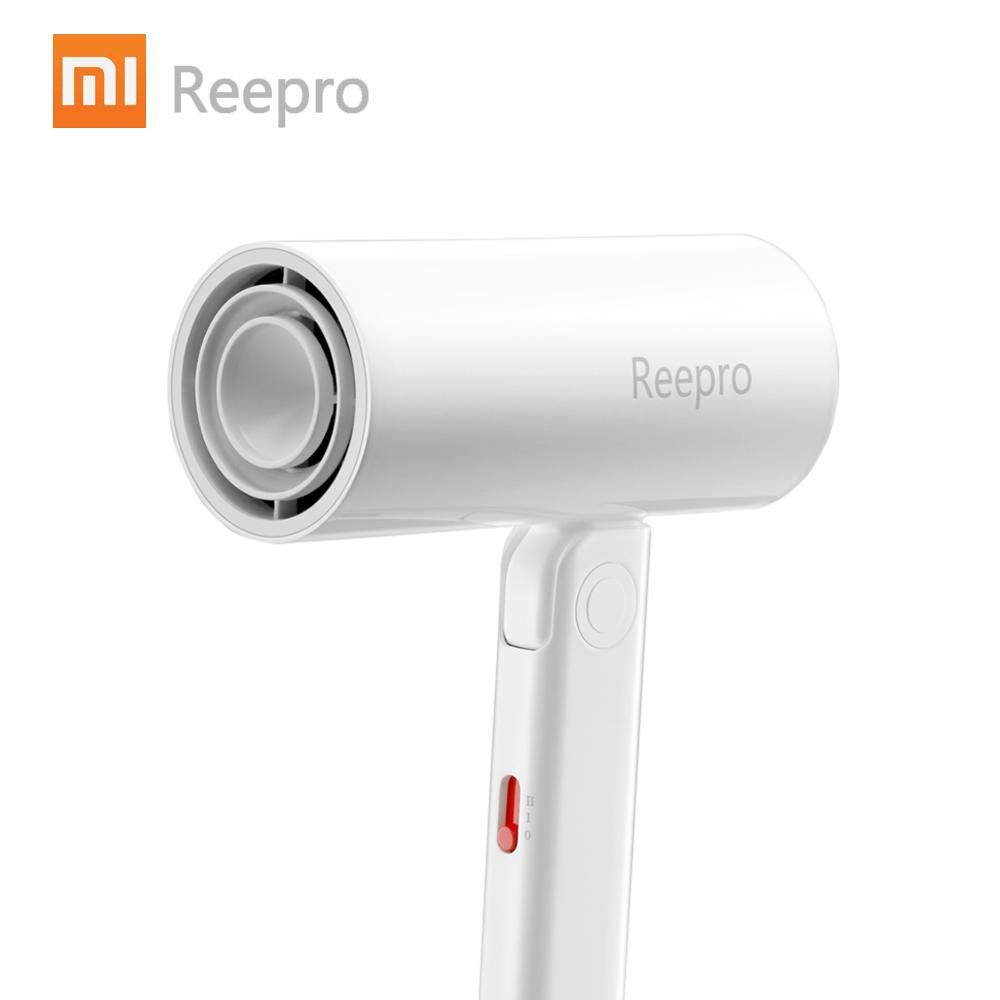 Reepro Mini Hair Dyer Travel Electric Hairdryer Quick Dry 1300W High Power Anion Portable Folding Hair Dryer Blower for Home Travel Kits