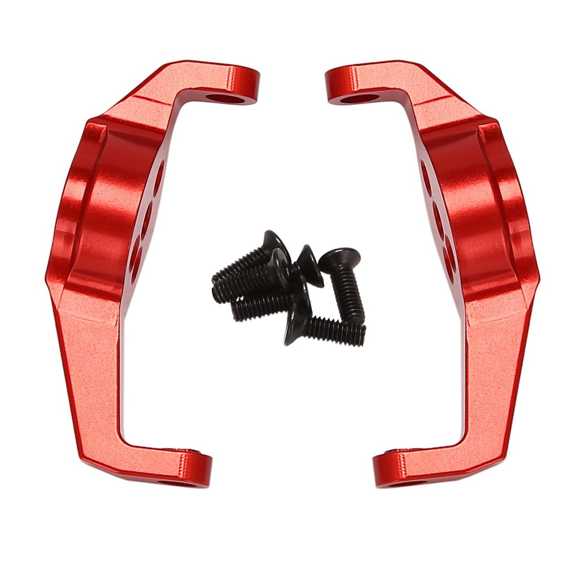 2Pcs Front Axle Portal Drive Caster Block Set for RC