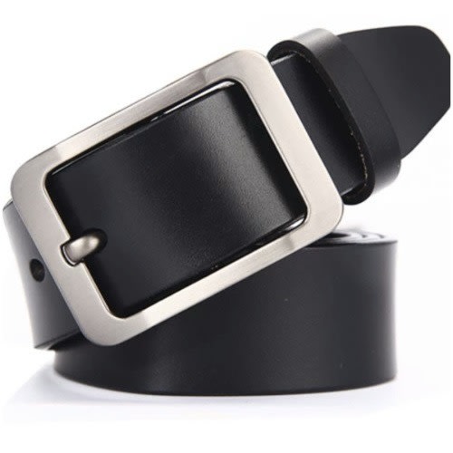 Men's Leather Belt - Black