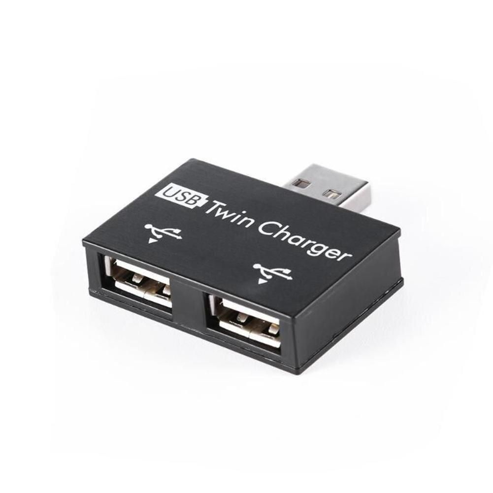 Dual 2 Port USB Dc 5V Charging Splitter Hub Adapter Converte