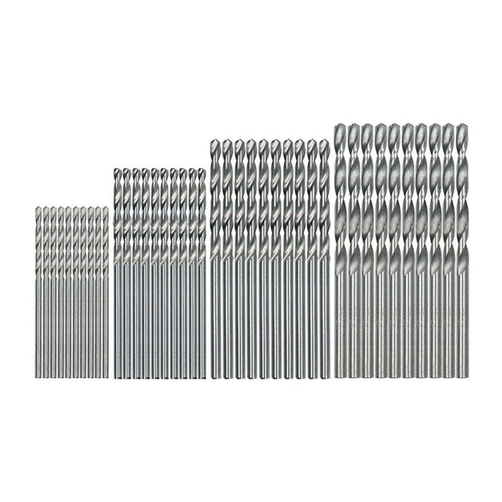40 Pcs Drill HSS Bit 0.5mm-2.0mm Straight Shank PCB Twist