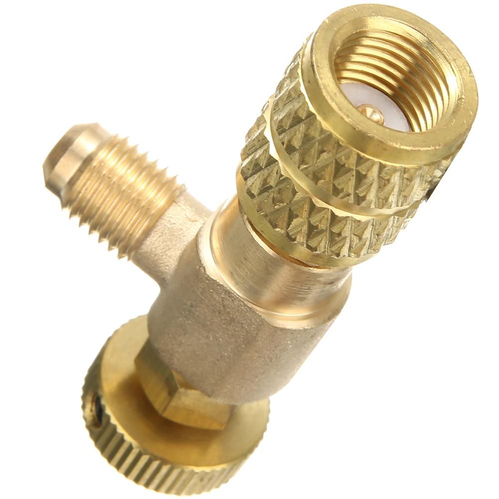 1pc Charging Hose Flow Control Valve Adapter 14