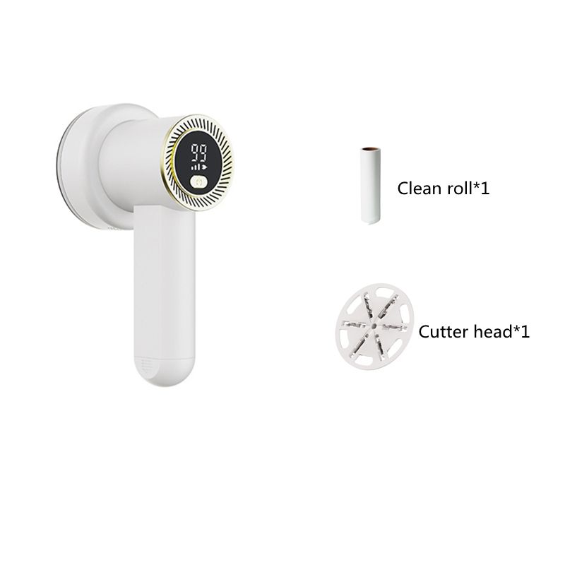 Luxury Lint Remover For Clothing Multifunction USB 6 Cutter Head Pellet Remover With LCD Clothes  With Cleaning Roller WJ