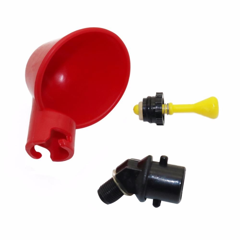 10PCS Pigeons And Birds Automatic Drinking Cups Chicken Waterer Quail Nipple Drinker Thread Drinker Water Bowl