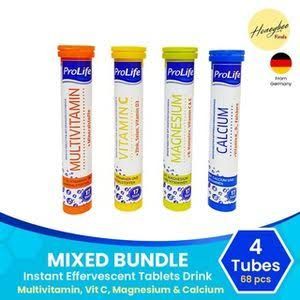 Mixed Bundle - Effervescent Multivitamin, Vitamin C, Calcium & Magnesium