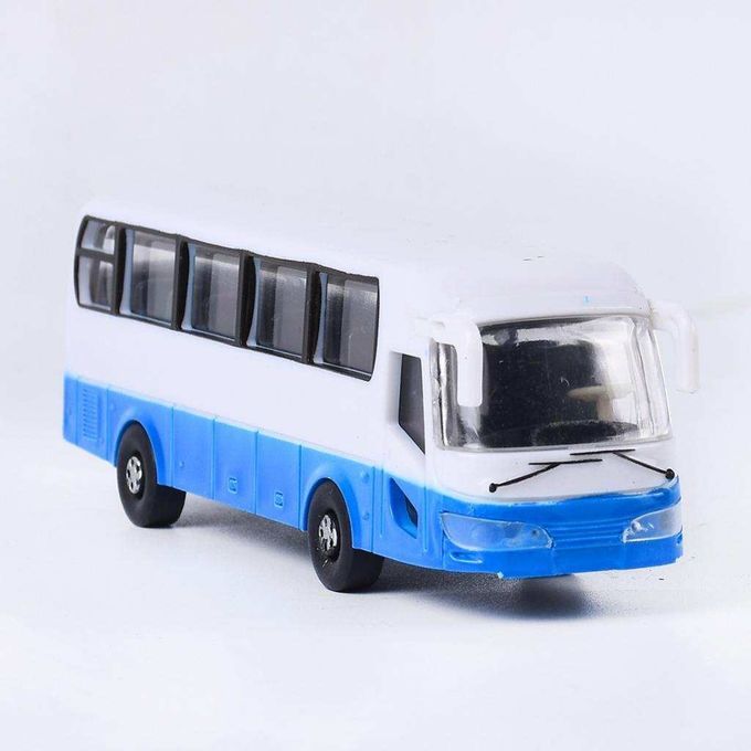 HO Gauge 1:100 Painted Model Bus For Parking Scenery Train Layout