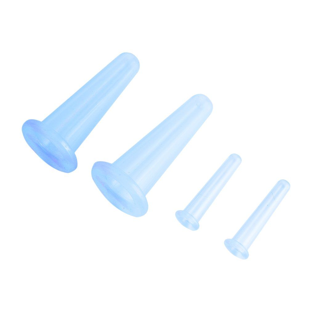 Anti-cellulite For Cans Massage Body 4PCS/Set Set Eyes Vacuum Silicone Foot Massager Suction Cupping Neck Back Cup