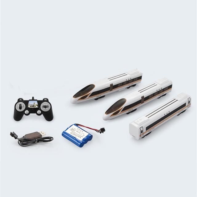 Four-speed Transmission Remote Control High-speed Rail 30Mins 114CM Voice Broadcast One Key Switch Door Simulation RC Train Toy