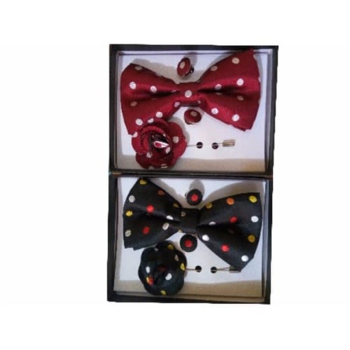 2-in-1 Dotted Bow Tie