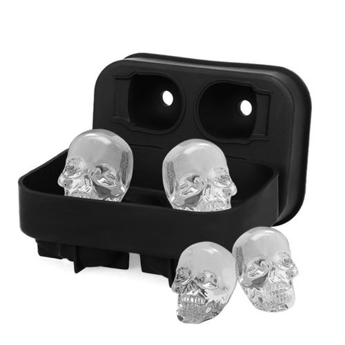 3D Silicone Skull Ice Cube Mold Ice Cube Tray Ice Cube Maker DIY Whiskey Cocktail Ice Ball Mold Chocolate Pastry Mould