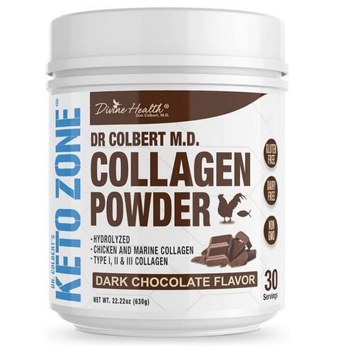 Keto Zone Chocolate Collagen Powder 630 Grams