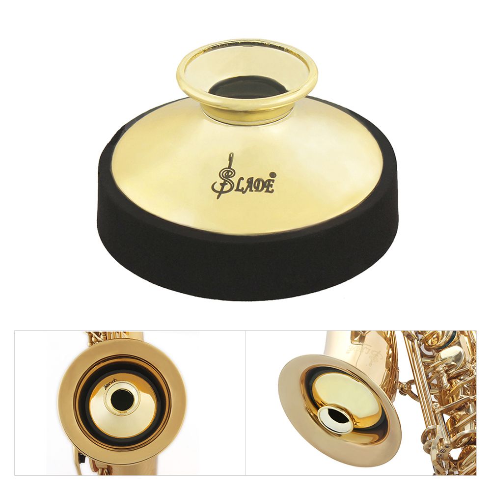 Light-weight ABS Mute Silencer For Alto Saxophone Sax